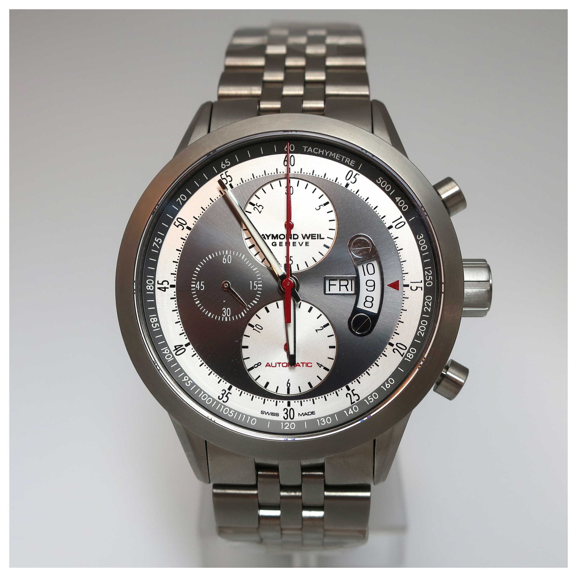 Front view of Raymond Weil Freelancer Men's Automatic Watch 7745-TI-05659-SD