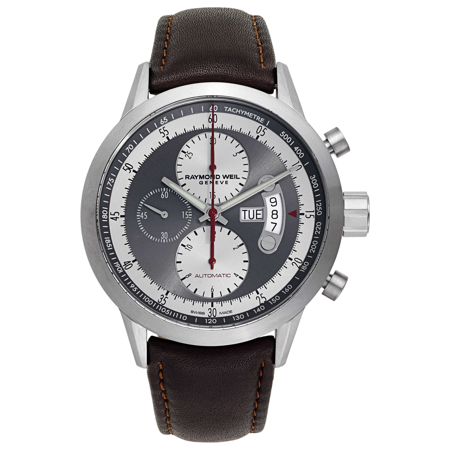 Front view of Raymond Weil Freelancer Men's Automatic Watch 7745-TIC-05659-1