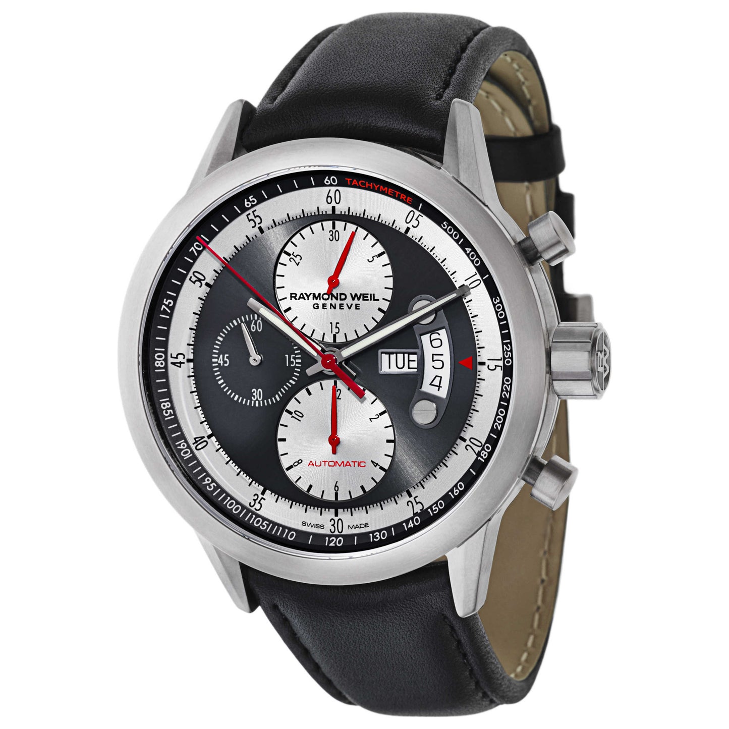 Front view of Raymond Weil Freelancer Men's Automatic Watch 7745-TIC-05659