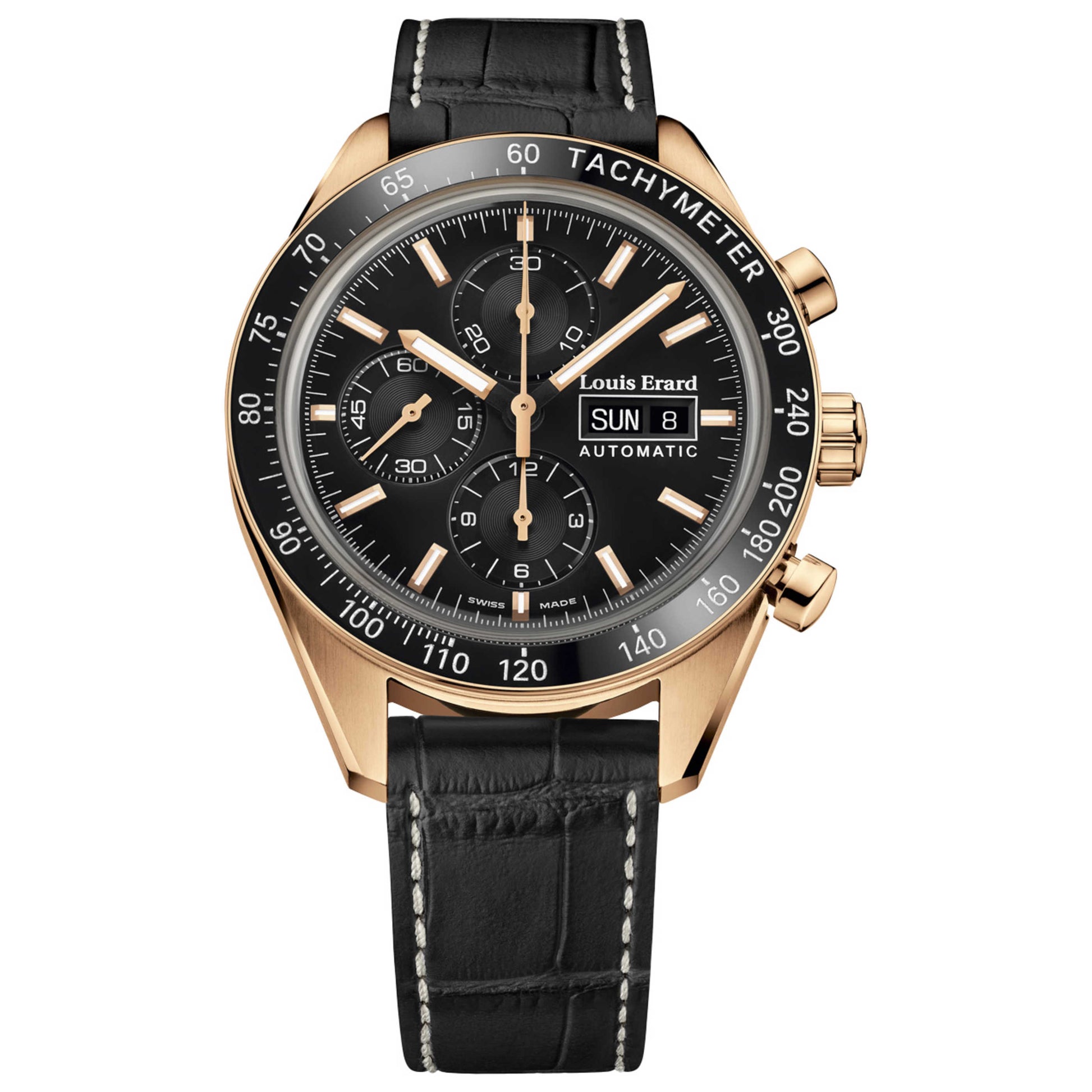 Front view of Louis Erard Sportive Men's Automatic Watch 78109PR12BDCR15