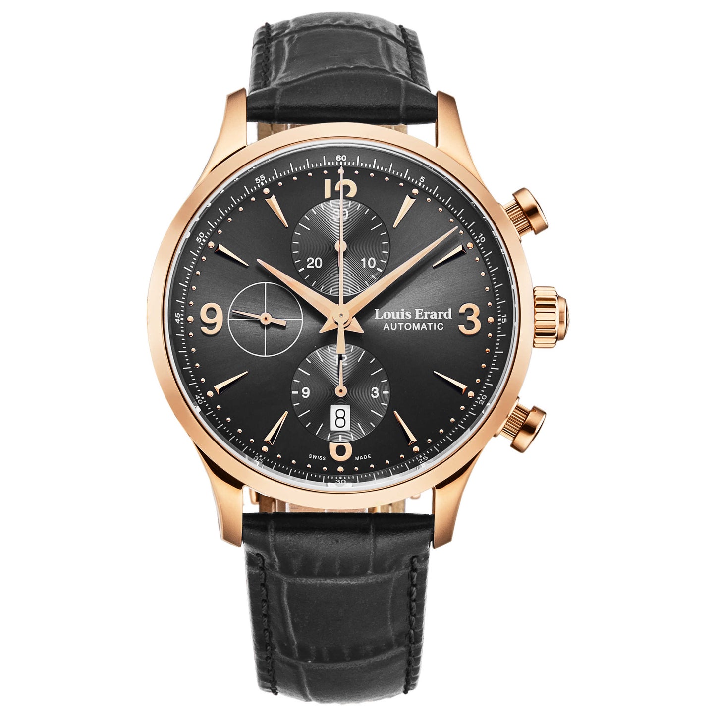 Front view of Louis Erard 1931 Men's Automatic Watch 78225PR13BRC36