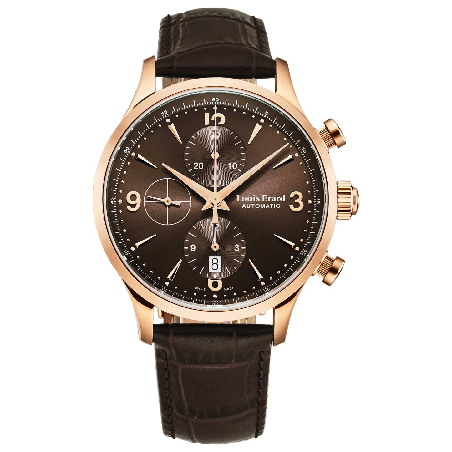 Front view of Louis Erard 1931 Men's Automatic Watch 78225PR16BRC03