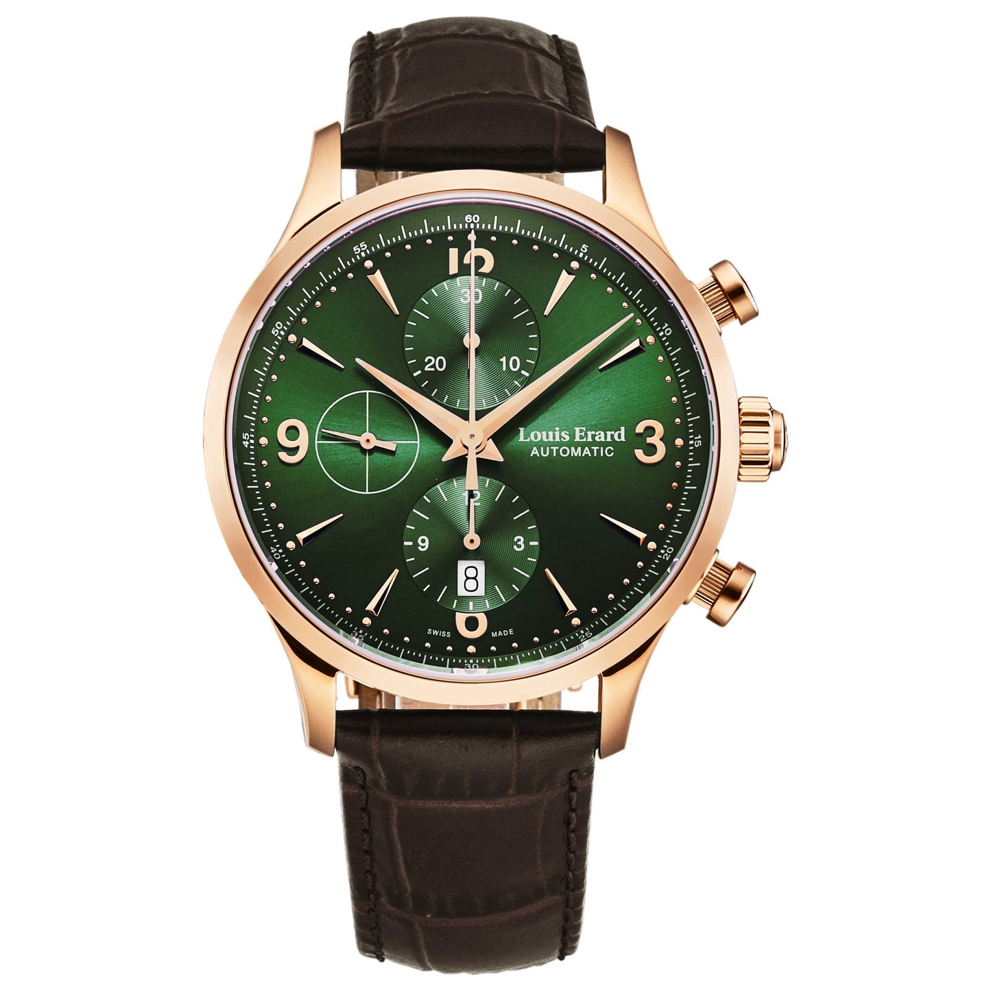 Front view of Louis Erard 1931 Men's Automatic Watch 78225PR19BRC03