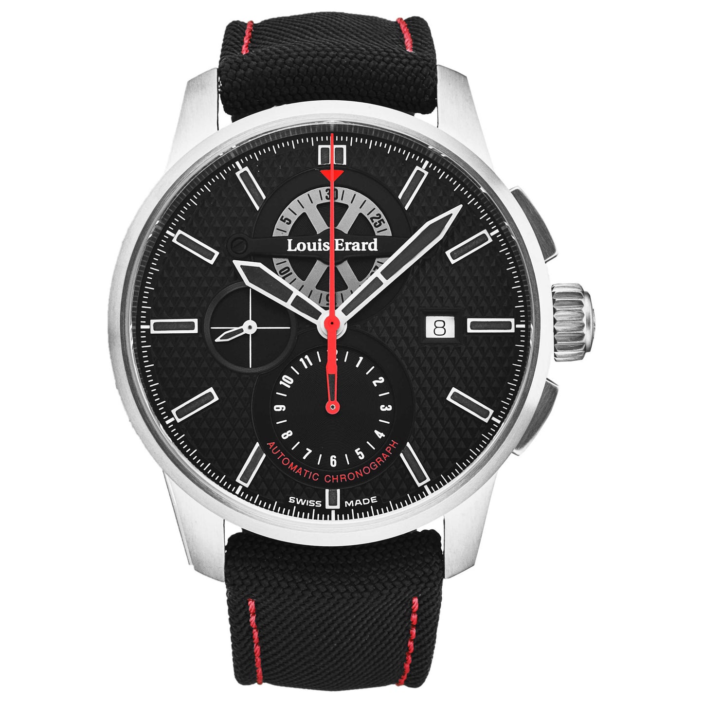 Front view of Louis Erard Sportive Men's Automatic Watch 78240TS02BATT02