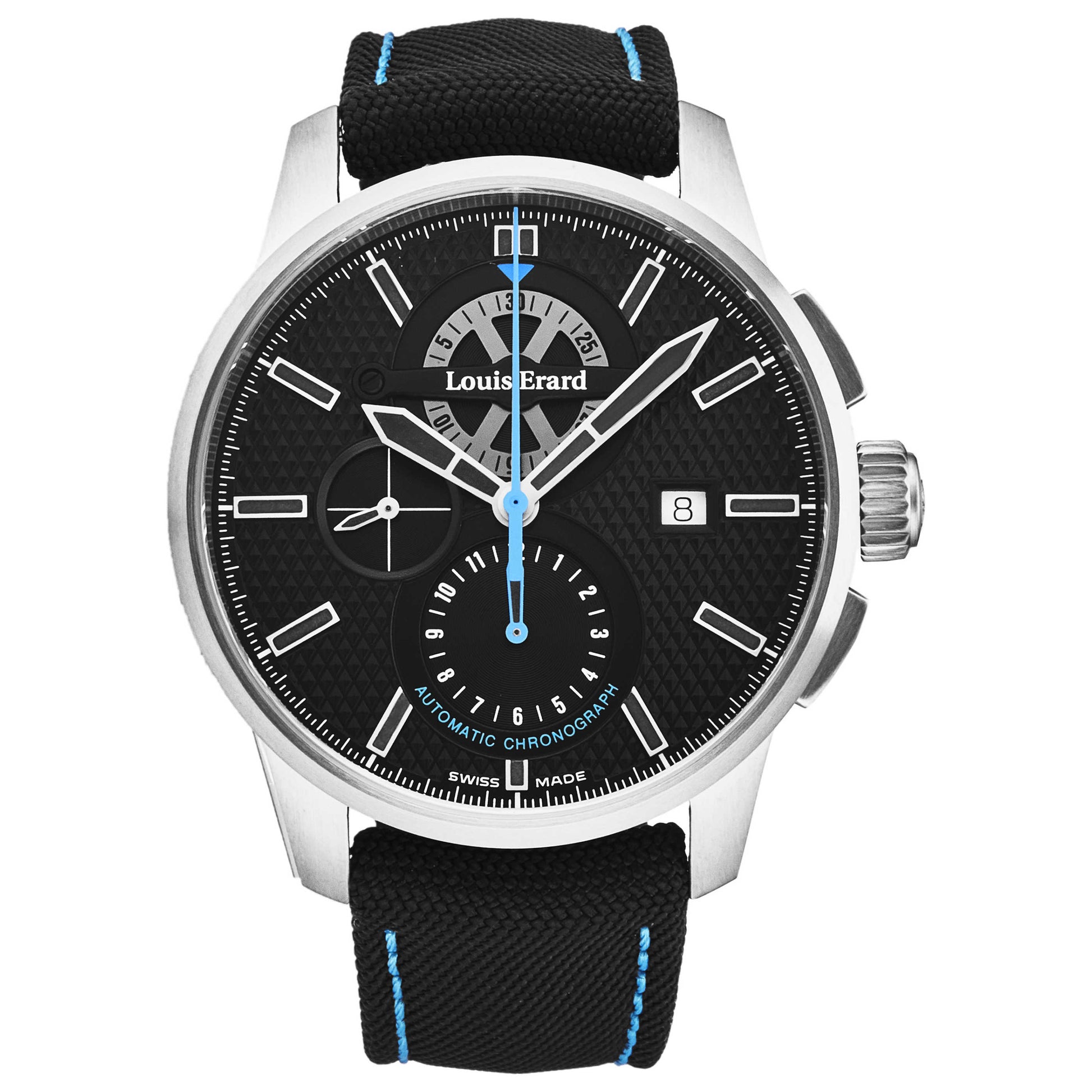 Front view of Louis Erard Sportive Men's Automatic Watch 78240TS05BATT05
