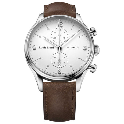 Front view of Louis Erard Heritage Men's Automatic Watch 78289AA01BVA01
