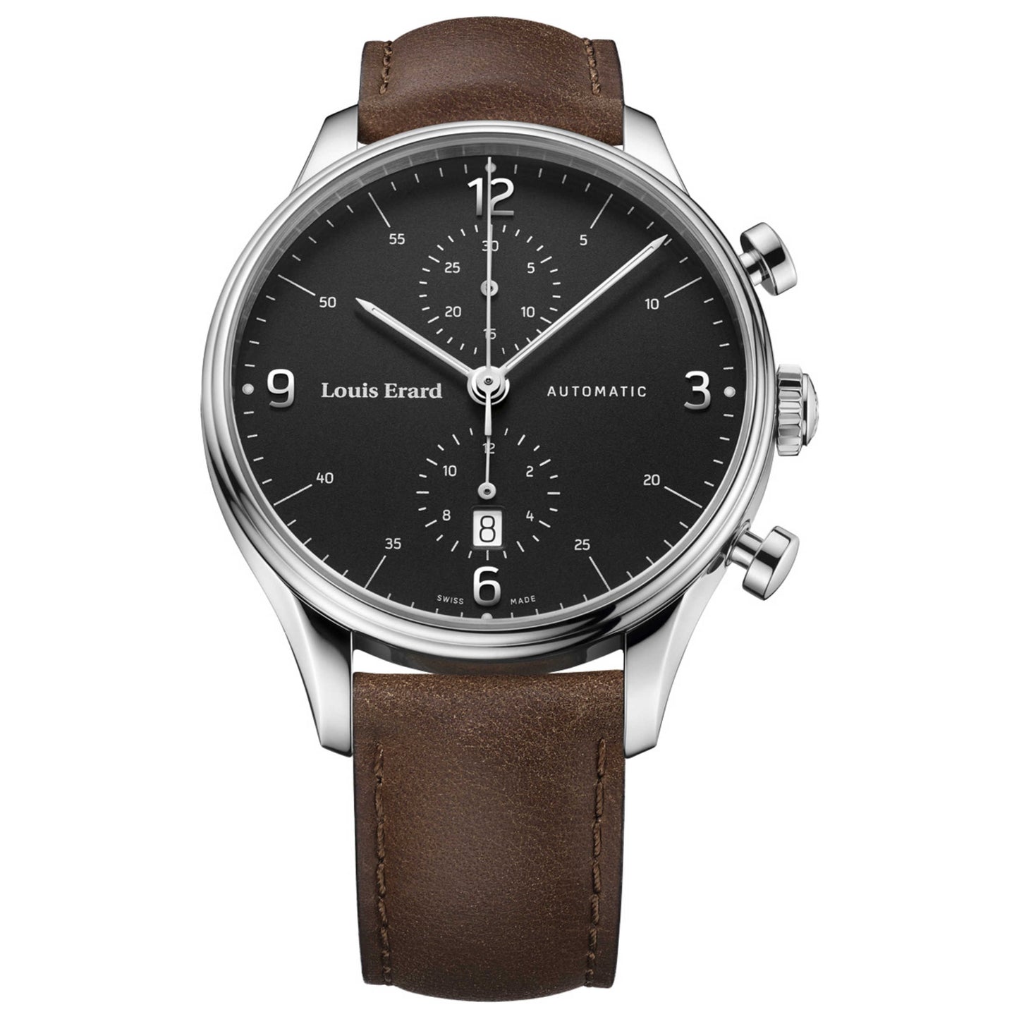 Front view of Louis Erard Heritage Men's Automatic Watch 78289AA02BVA01