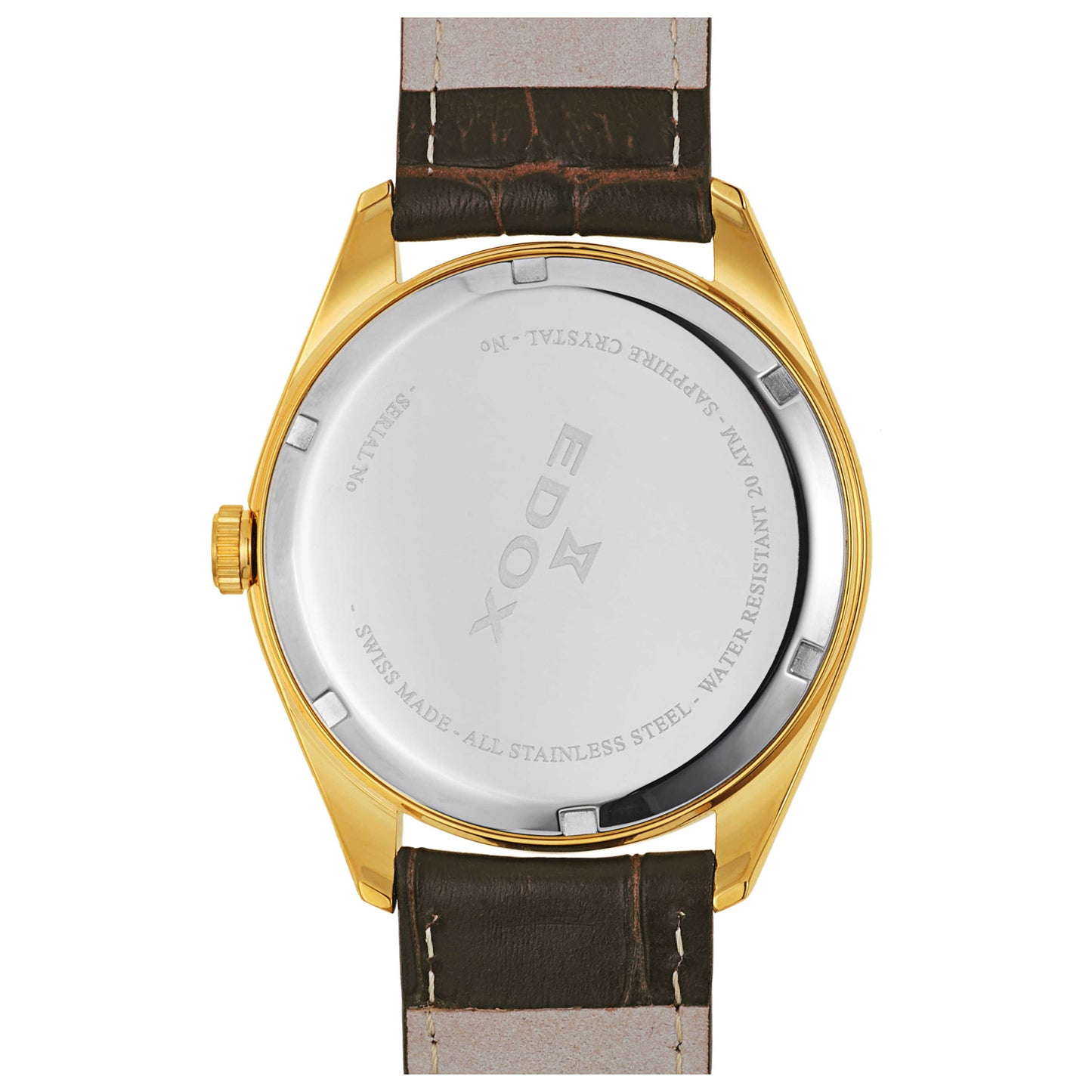 Edox Les Vauberts Men's Swiss Quartz (Battery-Powered) Watch 79018-37J-BUID - Image #2