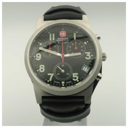 Front view of Wenger Classic Men's Swiss Quartz (Battery-Powered) Watch 79110-PO