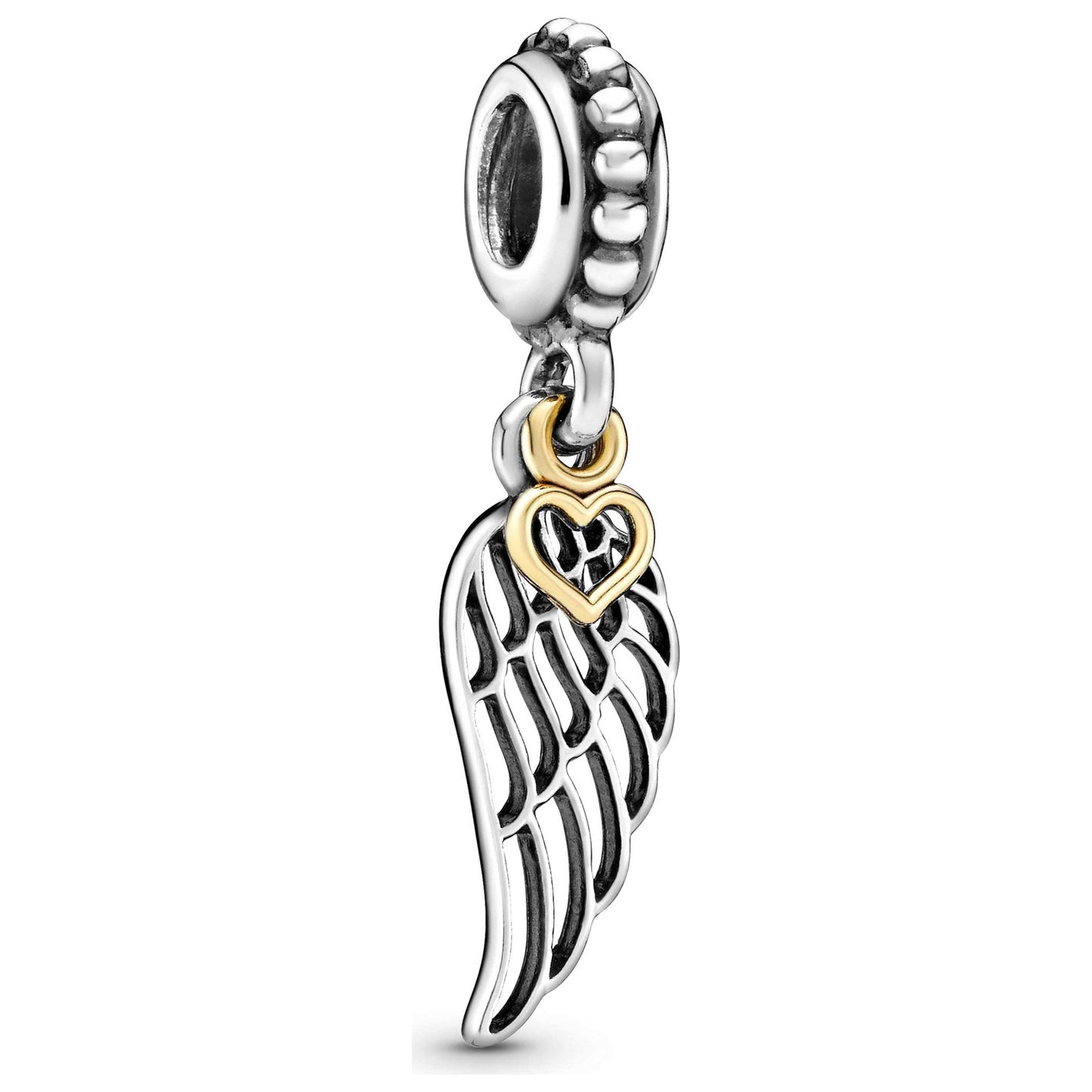 Front view of Pandora Angel Wing Women's Charm 791389