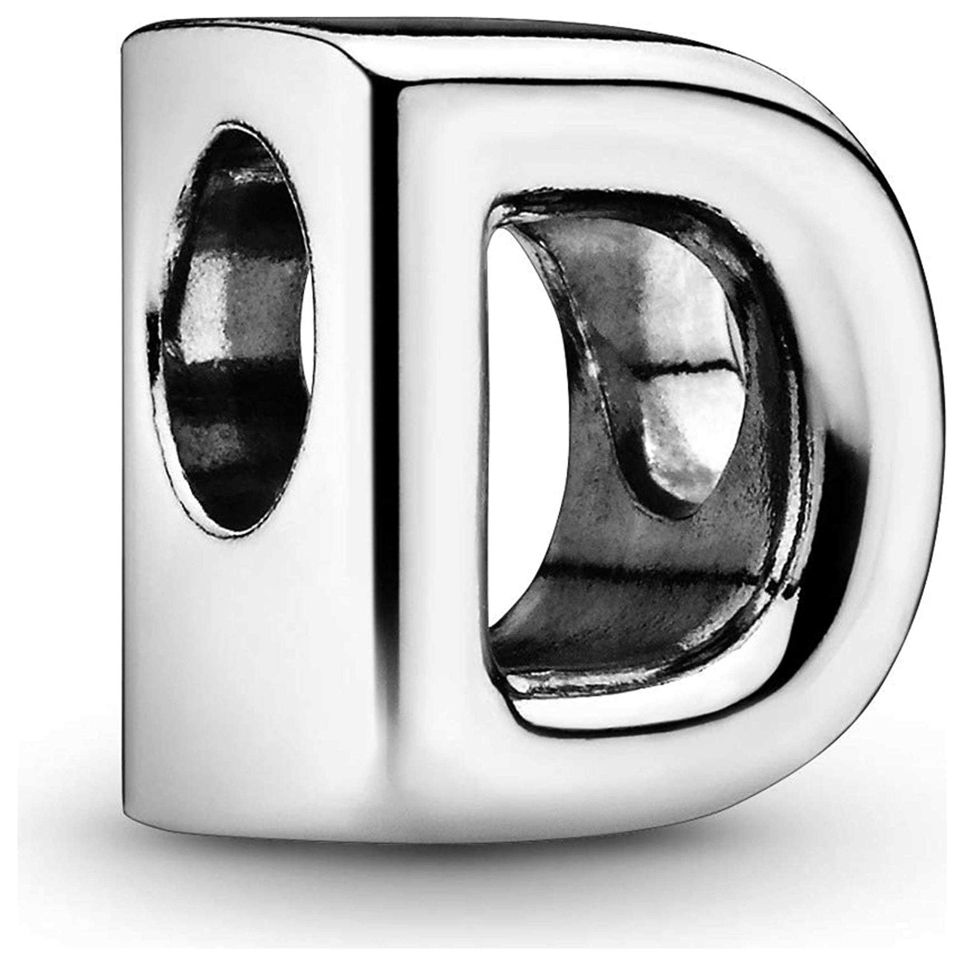 Front view of Pandora Alphabet Women's Charm 797458