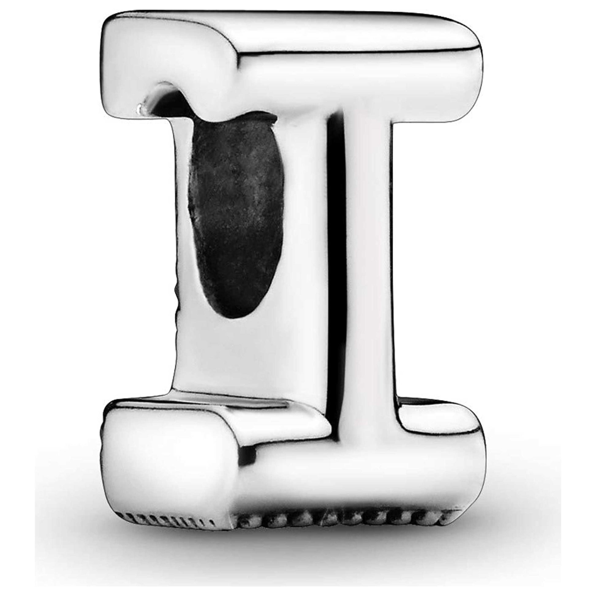 Front view of Pandora Alphabet Women's Charm 797463