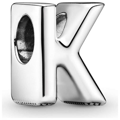 Front view of Pandora Alphabet Women's Charm 797465