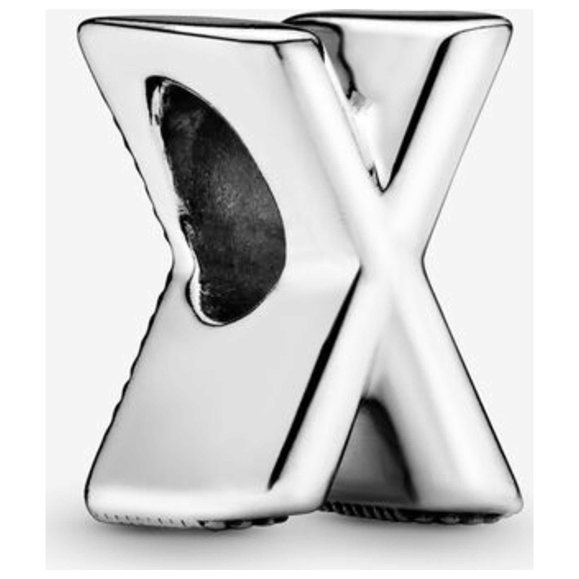 Front view of Pandora Alphabet Women's Charm 797478