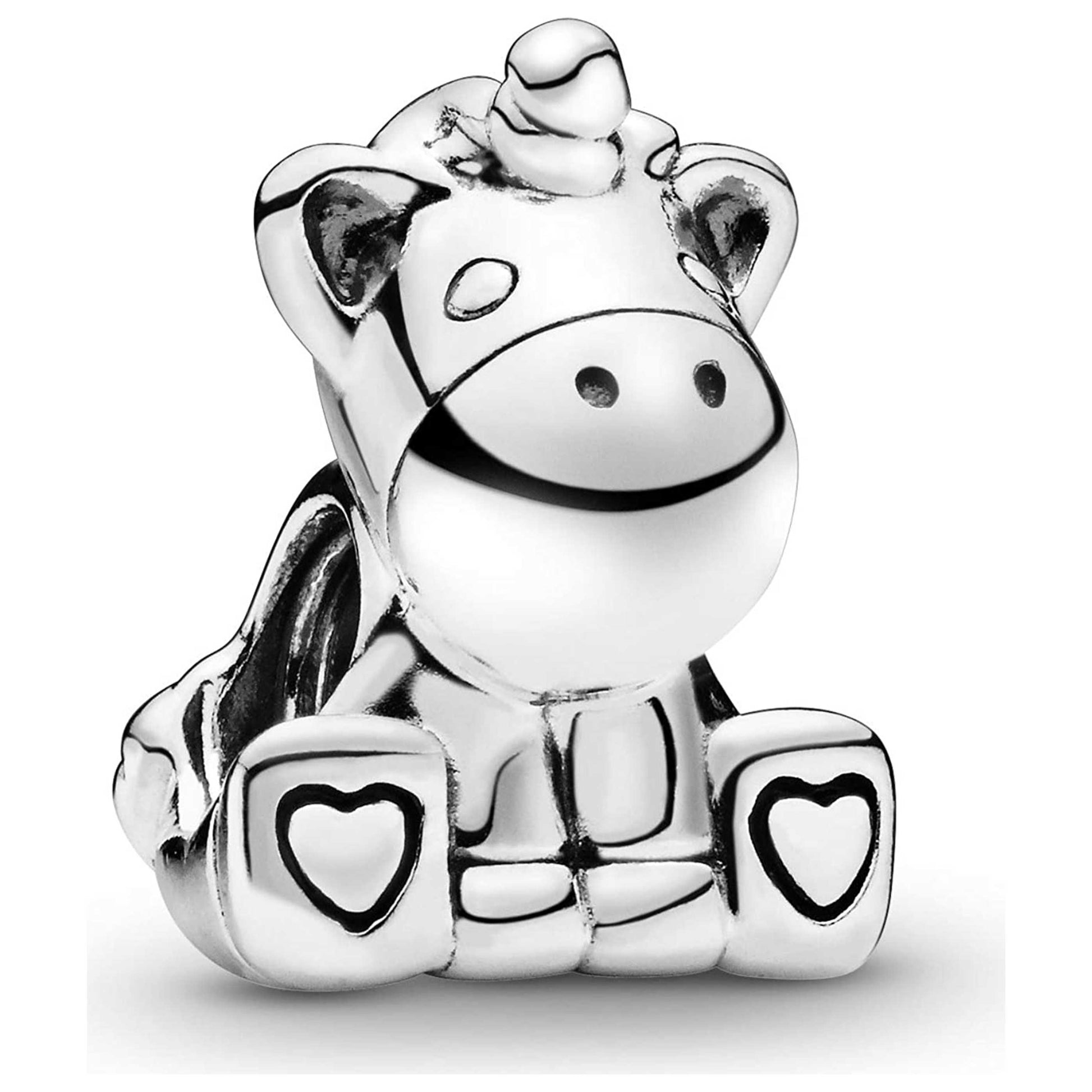 Front view of Pandora Bruno the Unicorn Women's Charm 797609