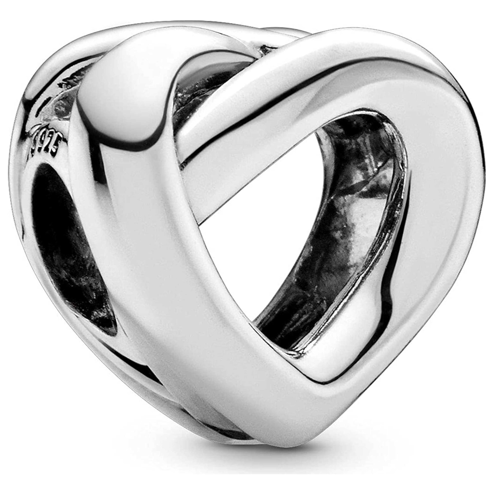 Front view of Pandora Knotted Heart Women's Charm 798081