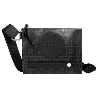 Front view of Fendi FF Stamp Men's Handbags 7VA437F0GXN