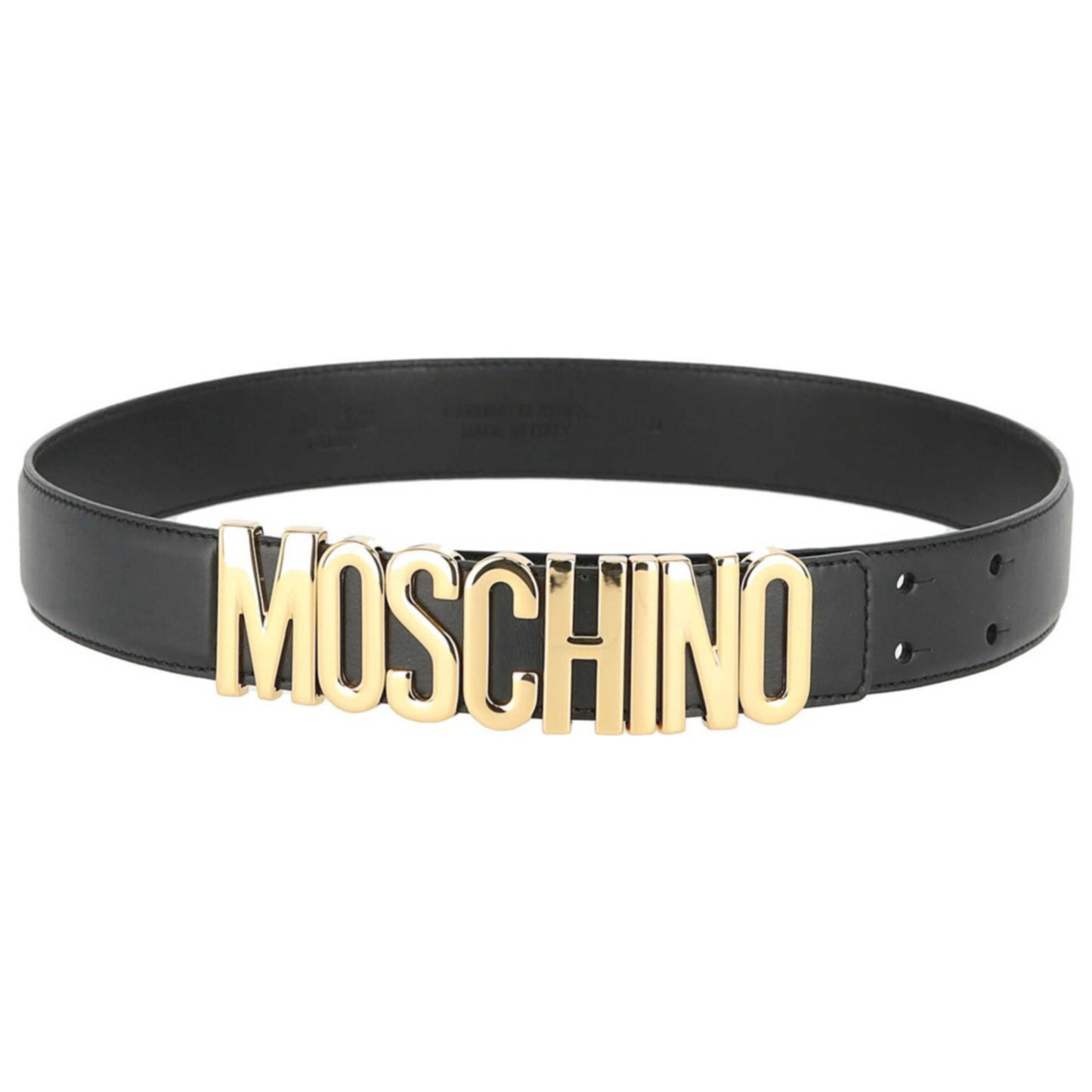 Front view of Moschino Fashion Belt 8007-8001-0555-80