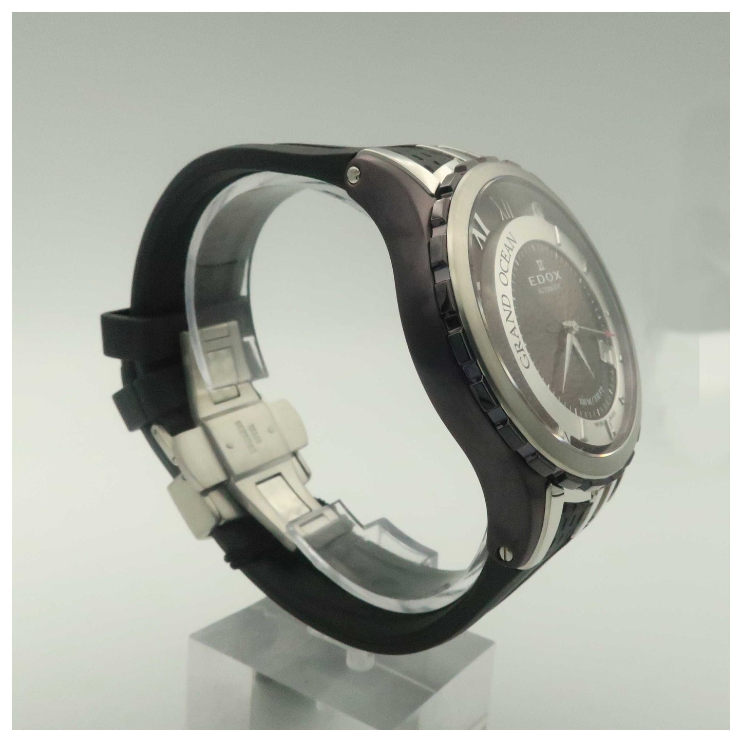 Edox Grand Ocean Men's Automatic Watch 80080-357BR-BRIN-SDV - Image #3