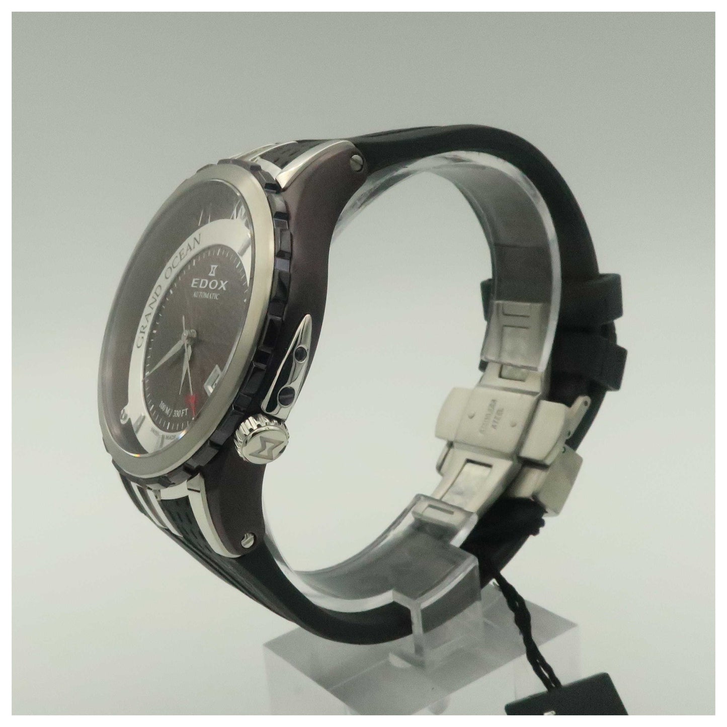 Edox Grand Ocean Men's Automatic Watch 80080-357BR-BRIN-SDV - Image #4