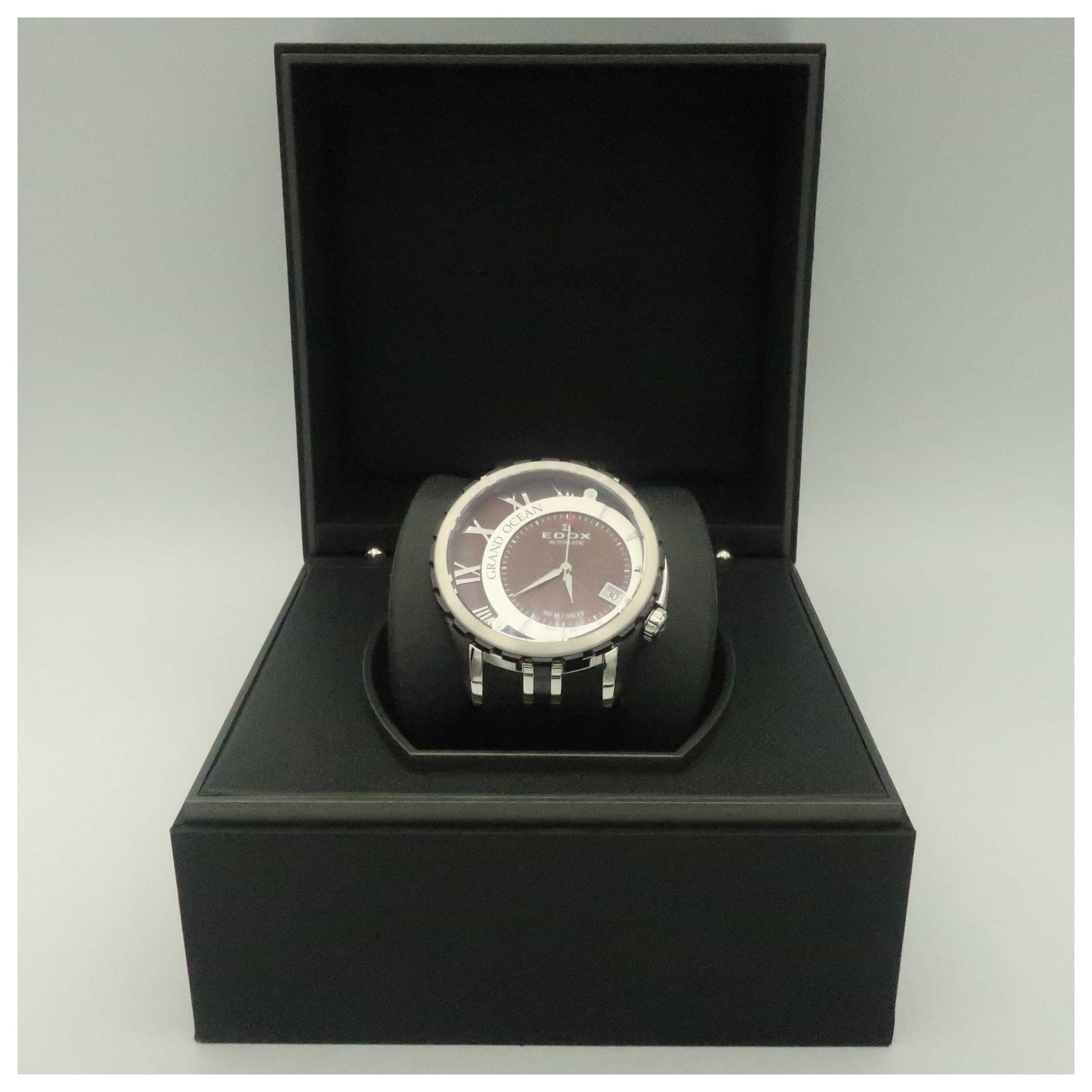 Edox Grand Ocean Men's Automatic Watch 80080-357BR-BRIN-SDV - Image #6
