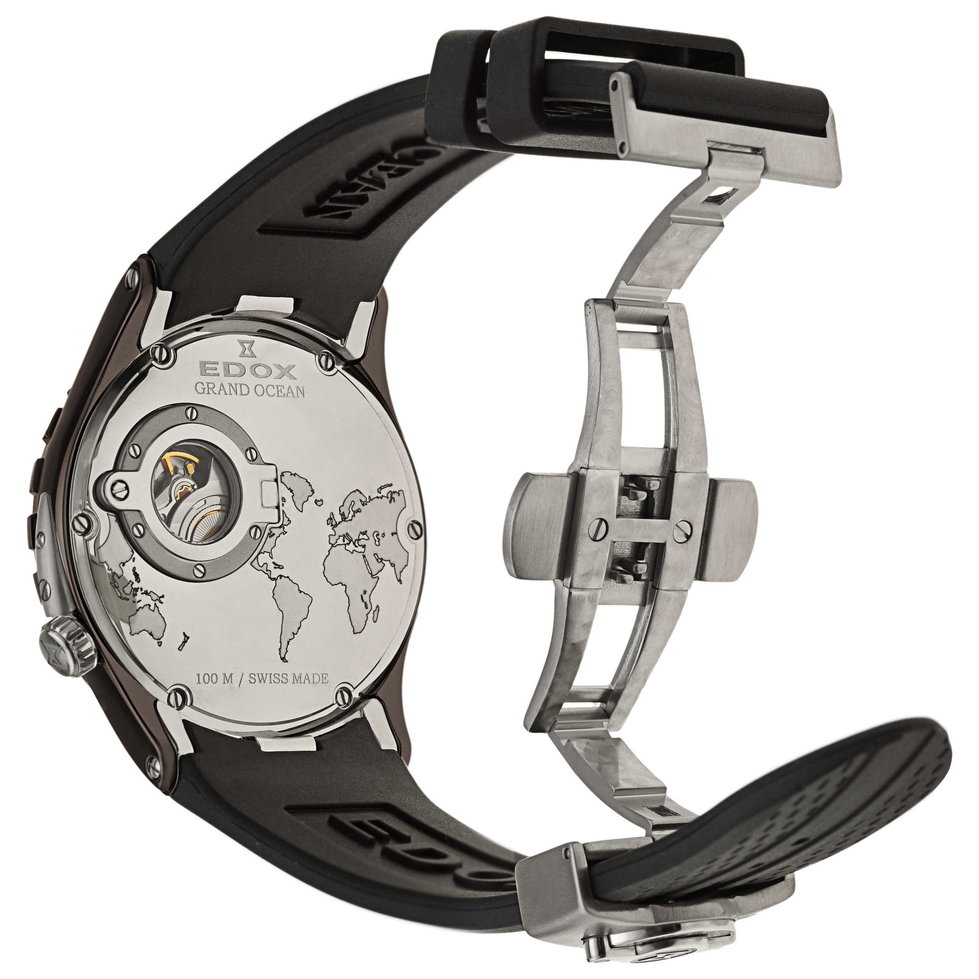 Edox Grand Ocean Men's Automatic Watch 80080-357BR-BRIN - Image #2