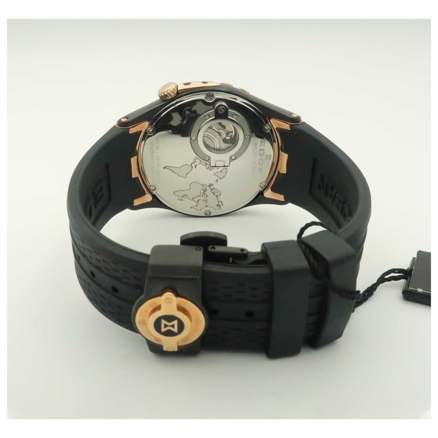 Edox Grand Ocean Men's Automatic Watch 80080-357RN-NIR-SDV - Image #2