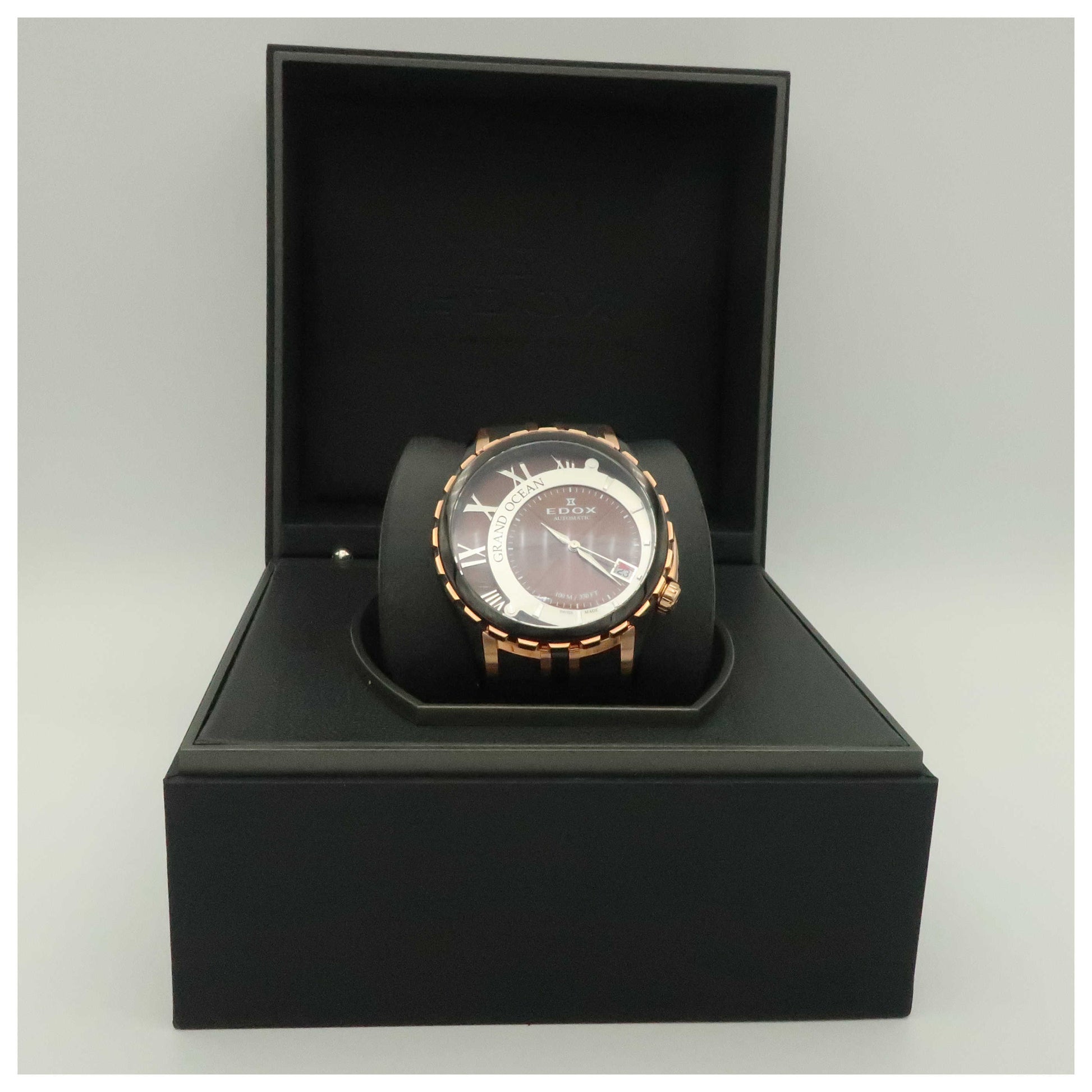 Edox Grand Ocean Men's Automatic Watch 80080-357RN-NIR-SDV - Image #6