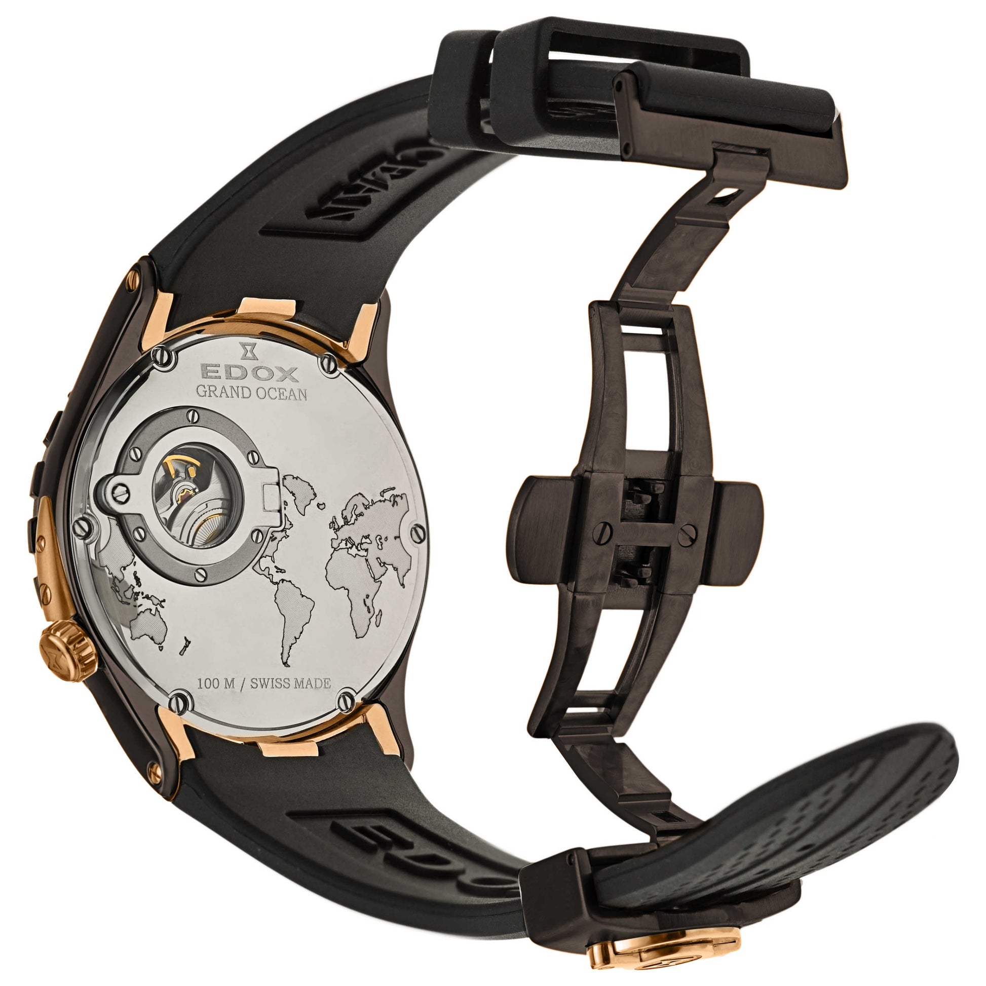 Edox Grand Ocean Men's Automatic Watch 80080-357RN-NIR - Image #2