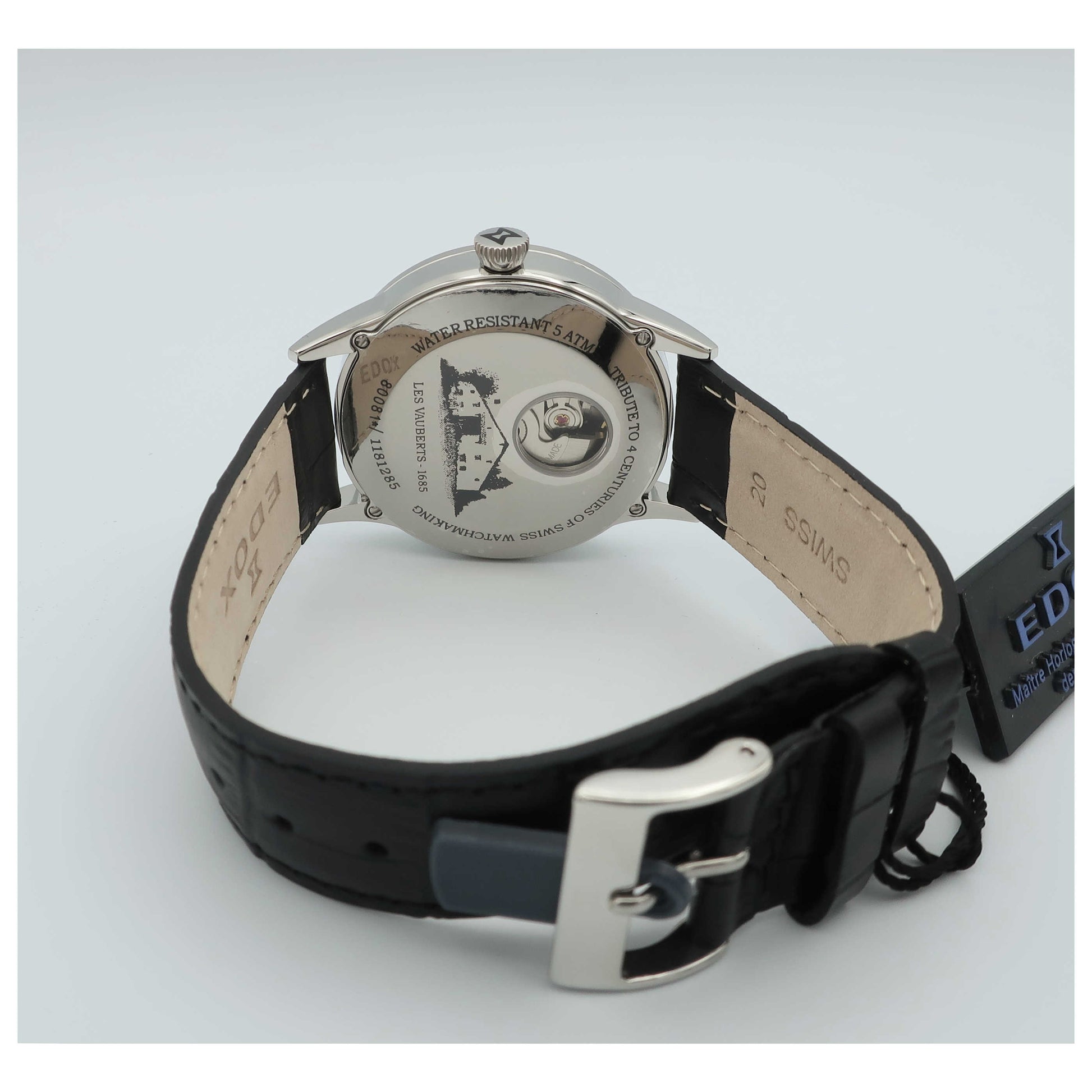Edox Les Vauberts Men's Automatic Watch 80081-3-NIN-SD - Image #2