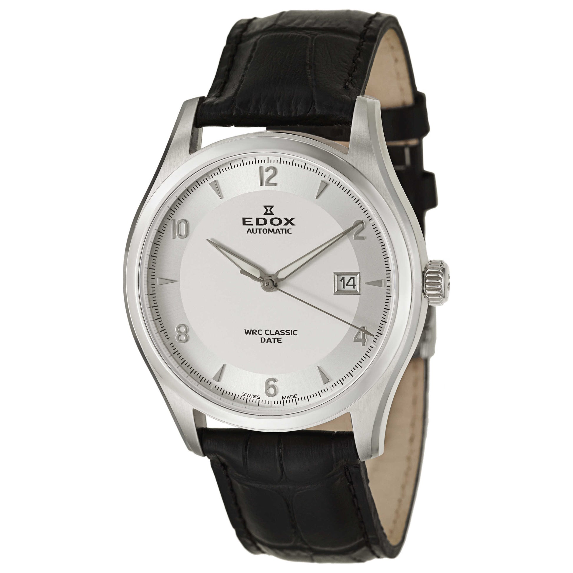 Front view of Edox WRC Men's Automatic Watch 80086-3-AIN