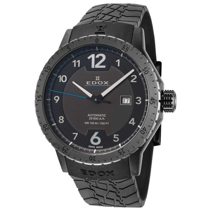 Front view of Edox Chronorally 1 Men's Automatic Watch 80094-37GN-NBU1