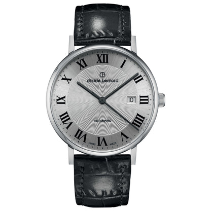 Front view of Claude Bernard Classic Unisex Automatic Watch 80102-3-AR