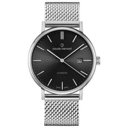Front view of Claude Bernard Classic Unisex Automatic Watch 80102-3M-NIN