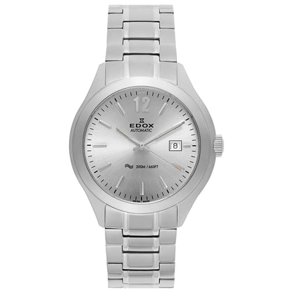 Front view of Edox C1 Men's Automatic Watch 80111-3M-AIN