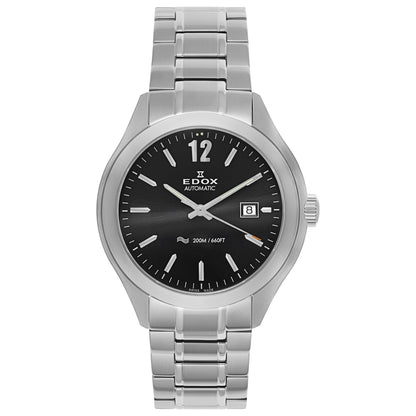 Front view of Edox C1 Men's Automatic Watch 80111-3M-NIN