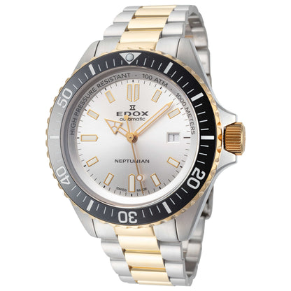 Front view of Edox Neptunian Men's Automatic Watch 80120-357JM-AID