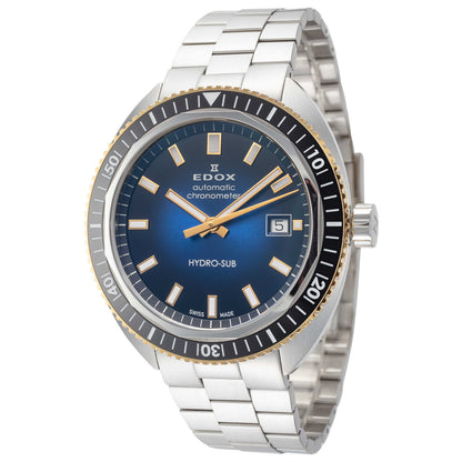 Front view of Edox Hydro-sub Men's Automatic Watch 80128-357JNM-BUDD