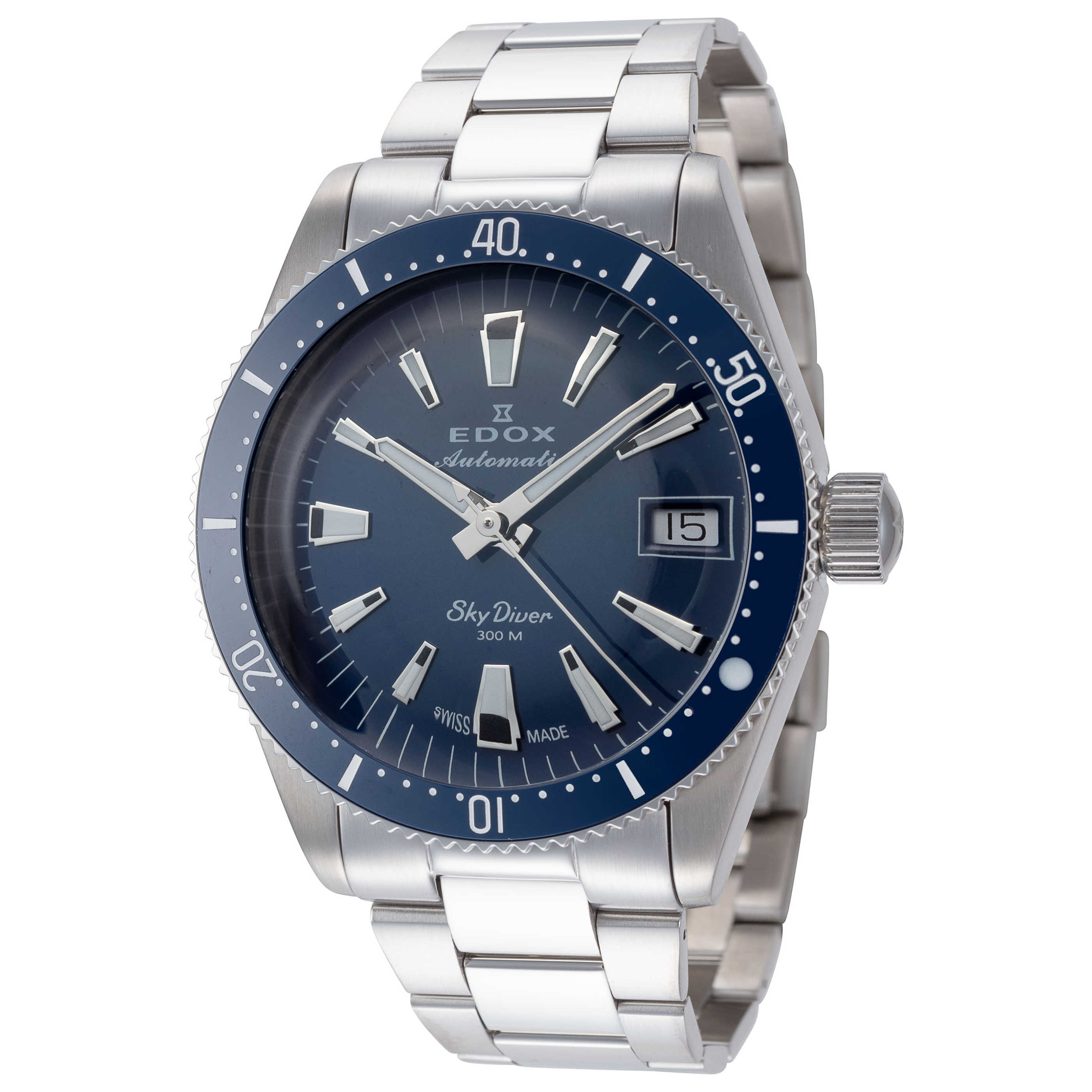 英　0430 Edox - Skydiver 38 Date Automatic Special Edition