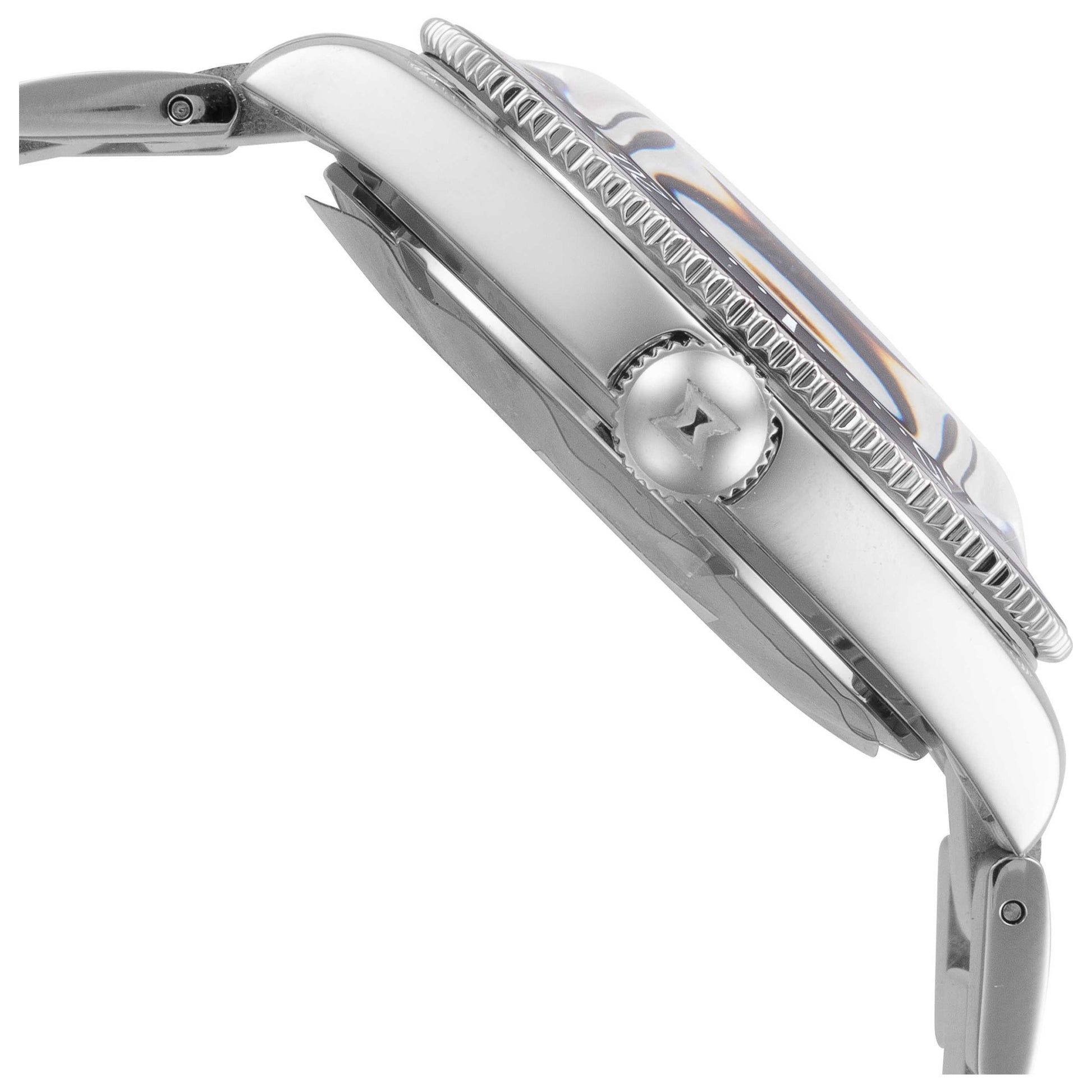 Right view of Edox SkyDiver Unisex Automatic Watch 80131-3BUM-BUIN