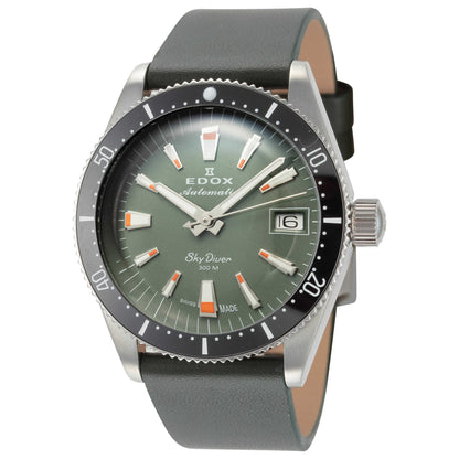 Front view of Edox SkyDiver Women's Automatic Watch 80131-3NC-VI