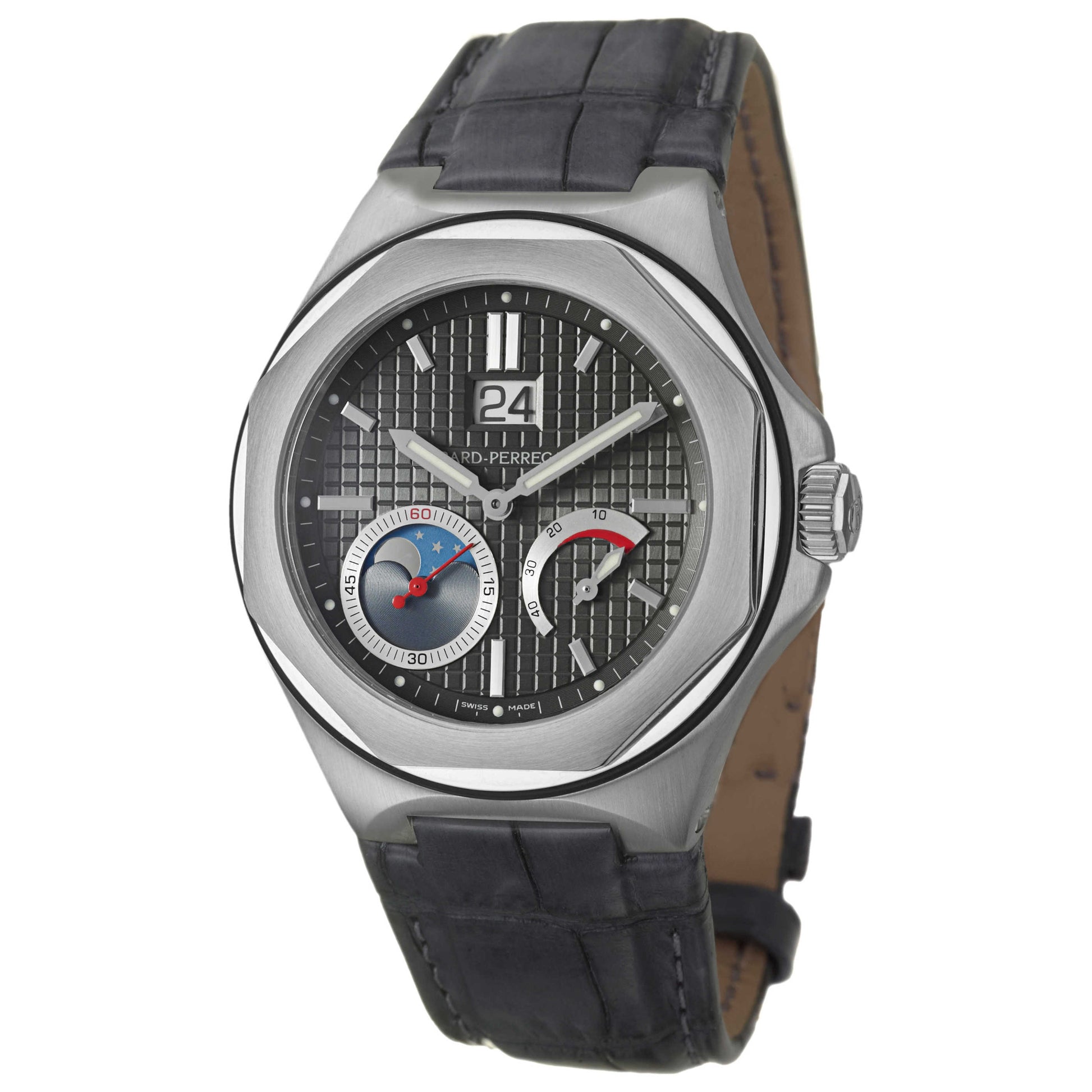 Front view of Girard-Perregaux Laureato Men's Automatic Watch 80185-11-231-BA2A