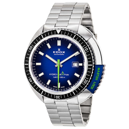 Front view of Edox Hydro-Sub Men's Automatic Watch 80301-3NBU-NBU