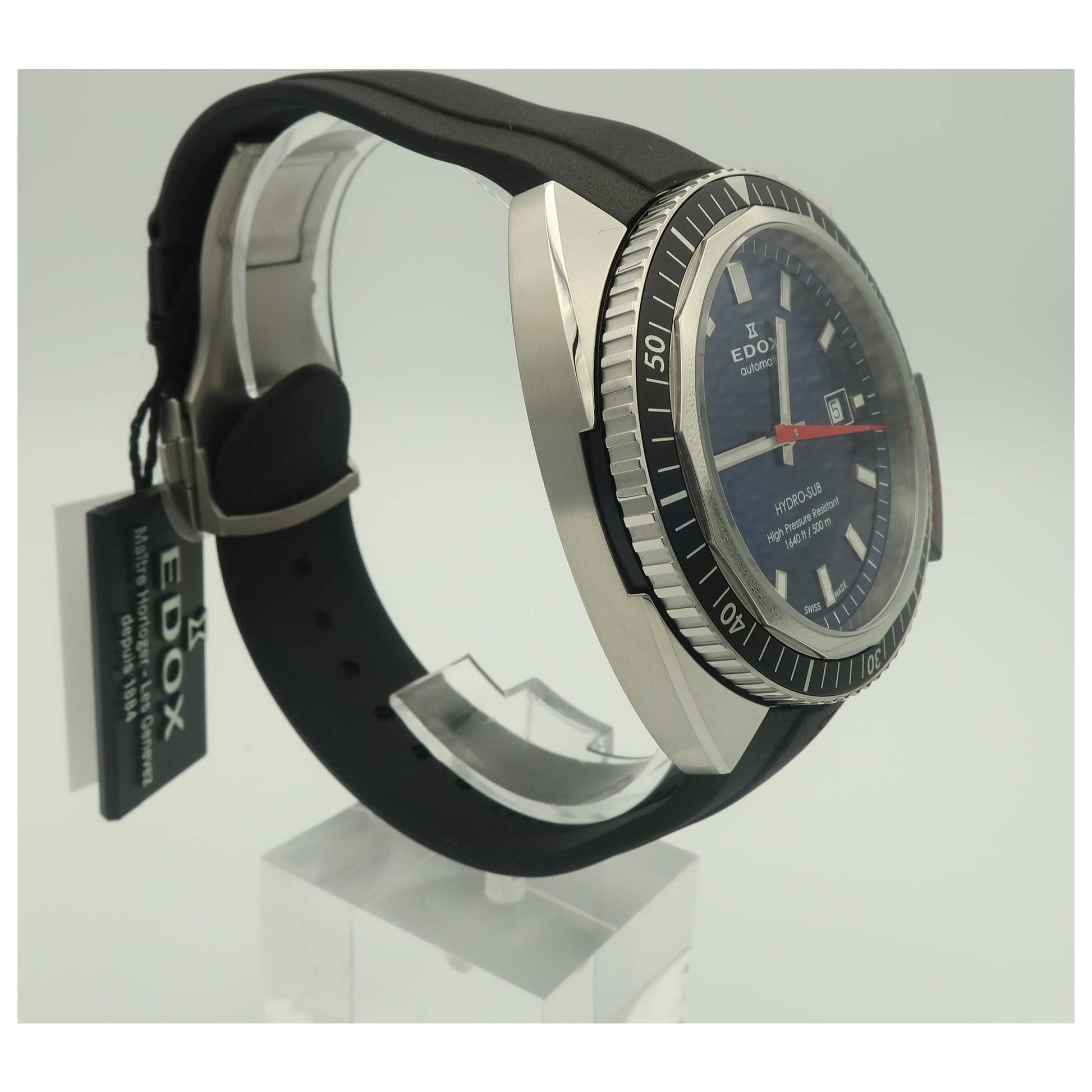Edox Hydro-Sub Men's Automatic Watch 80301-3NCA-BUIN-SD - Image #3
