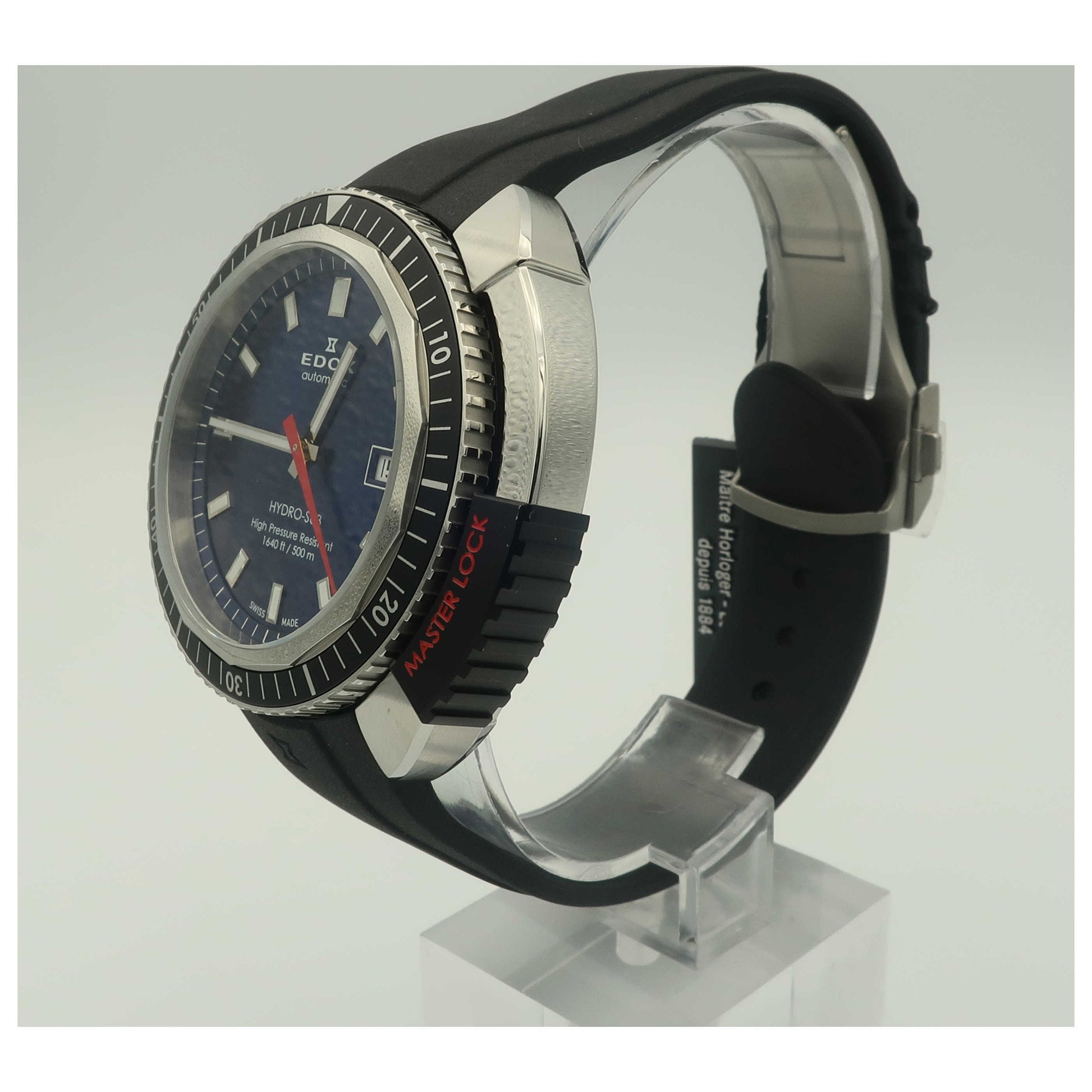 Edox Hydro-Sub Men's Automatic Watch 80301-3NCA-BUIN-SD - Image #4