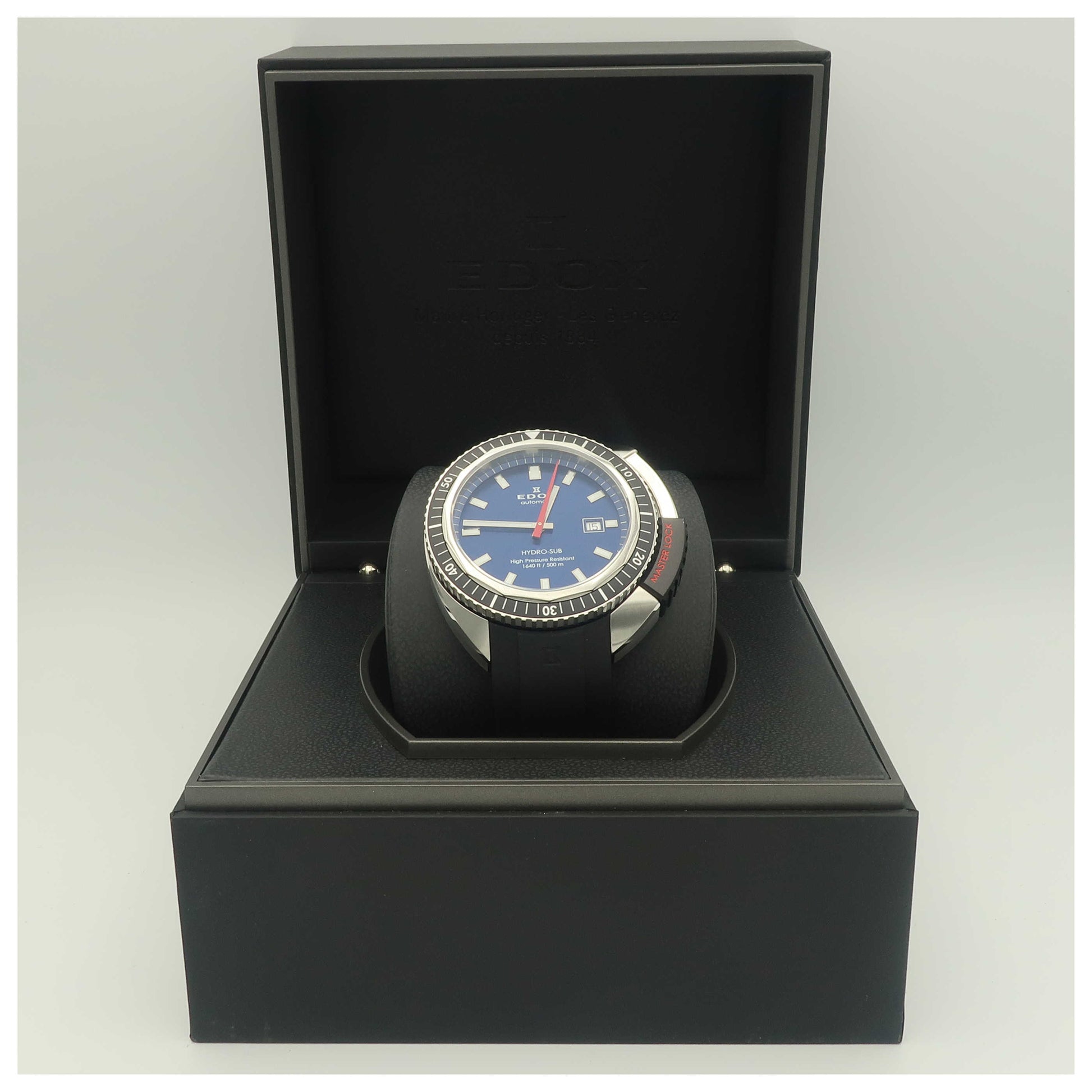 Edox Hydro-Sub Men's Automatic Watch 80301-3NCA-BUIN-SD - Image #6