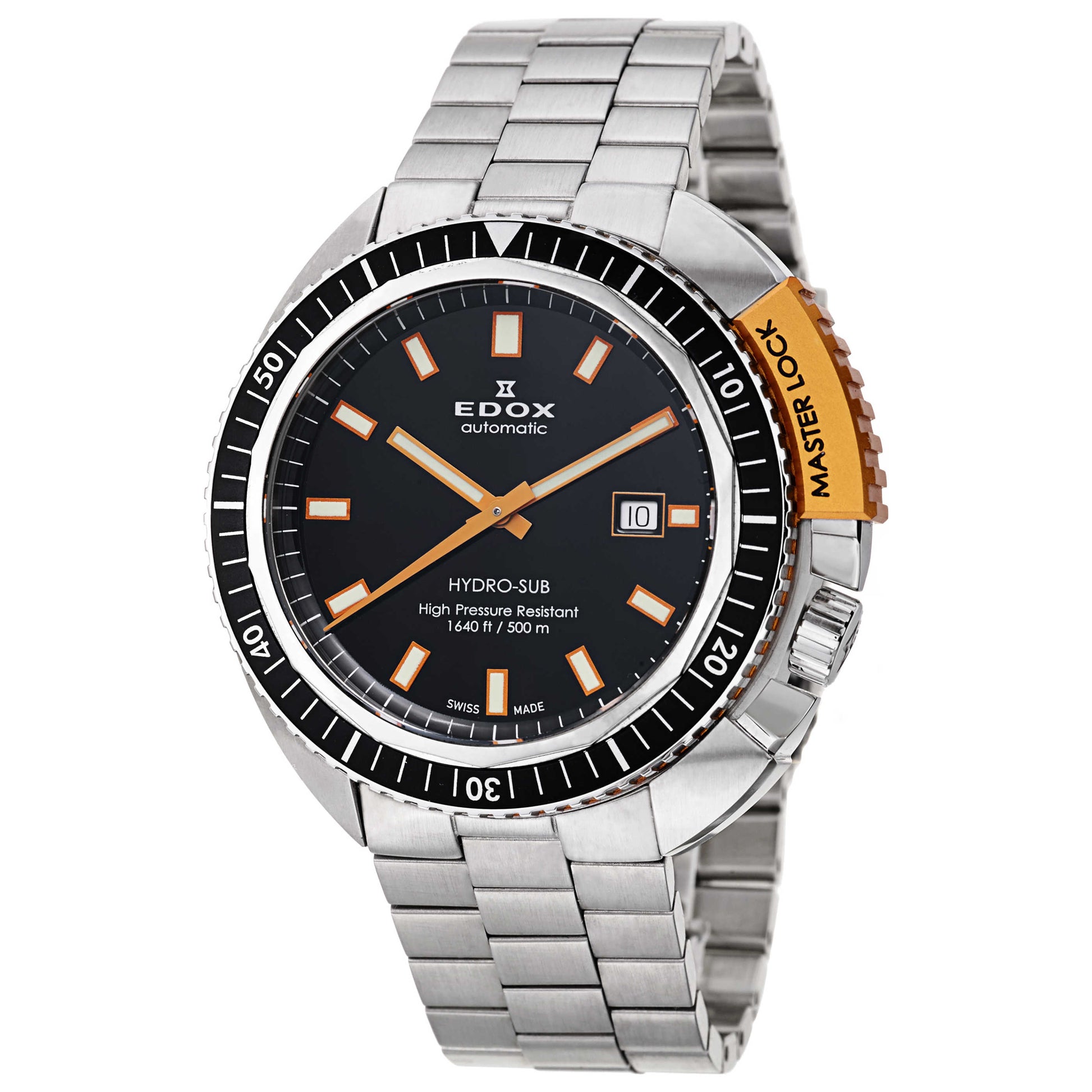 Edox Hydro-Sub Men's Automatic Watch 80301-3NOM-NIN - Image #8