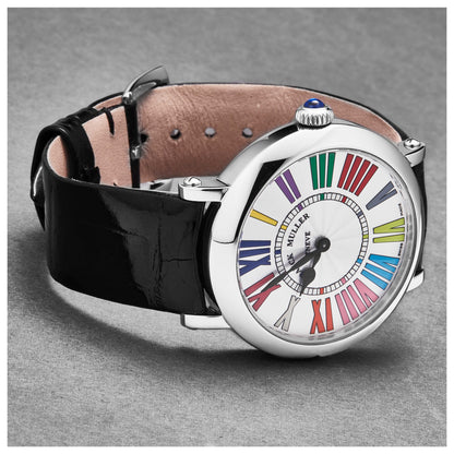 Franck Muller Round Women's Quartz Watch 8035QZCOLRACSIL - Image #5