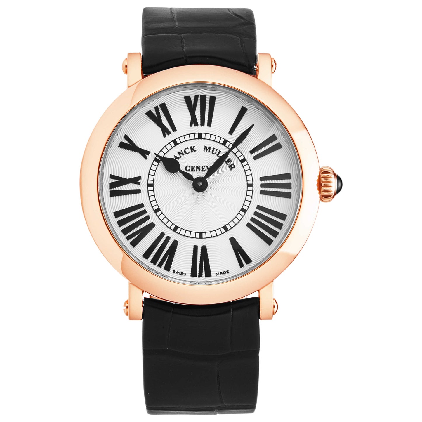 Front view of Franck Muller Round Women's Quartz Watch 8035QZR5NSIL
