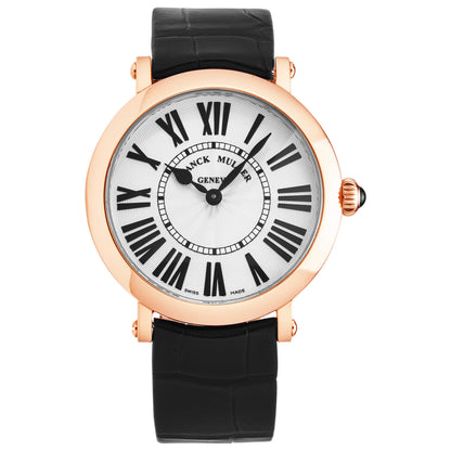 Front view of Franck Muller Round Women's Quartz Watch 8035QZR5NSIL